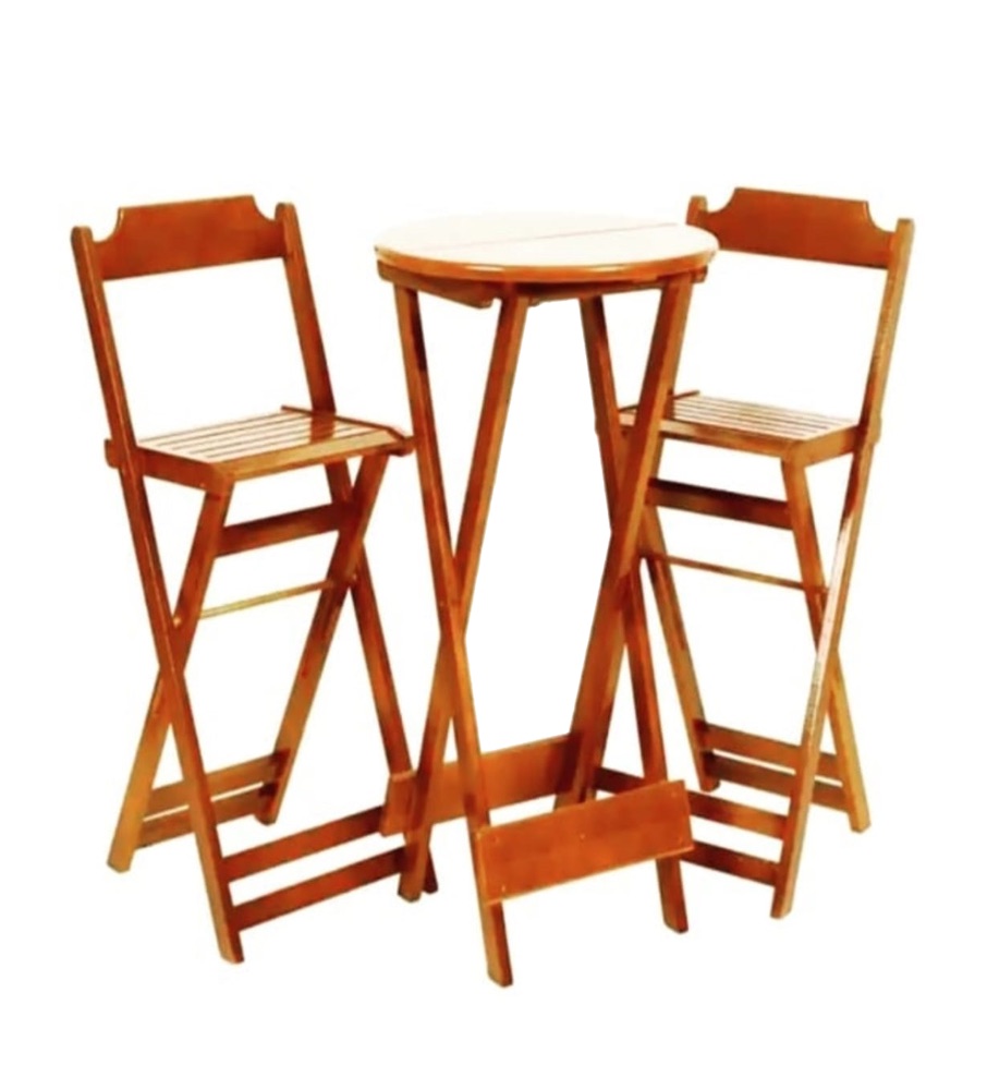 Conjunto Bistrô com 2 Banquetas