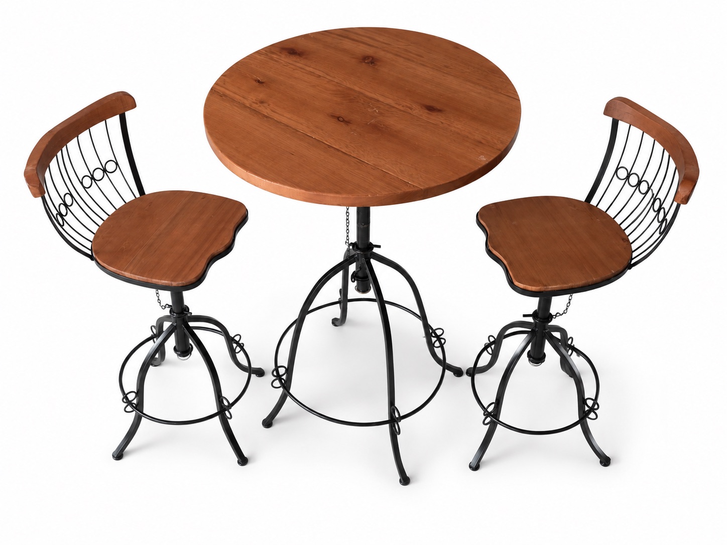 Aluguel de Mesa Bistrô Regulável 70 cm com 2 Banquetas